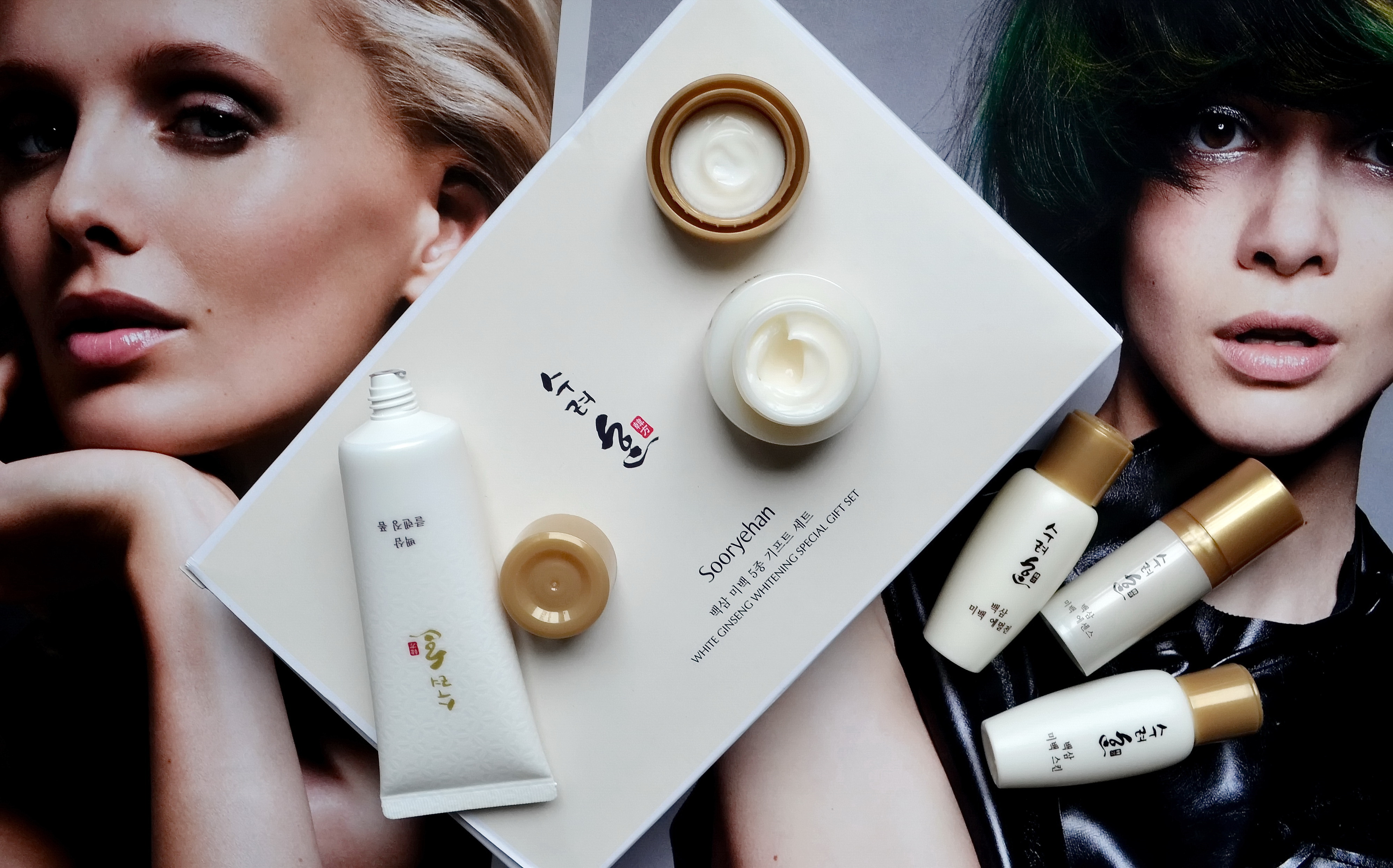 Корейская марка Sooryehan White Ginseng для отбеливания кожи лица Отзывы